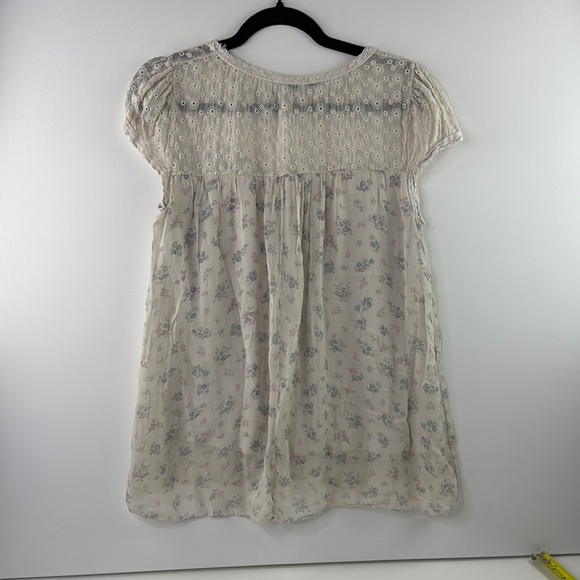 Elena Baldi Floral Lace Silk Blouse - Picture 2 of 10